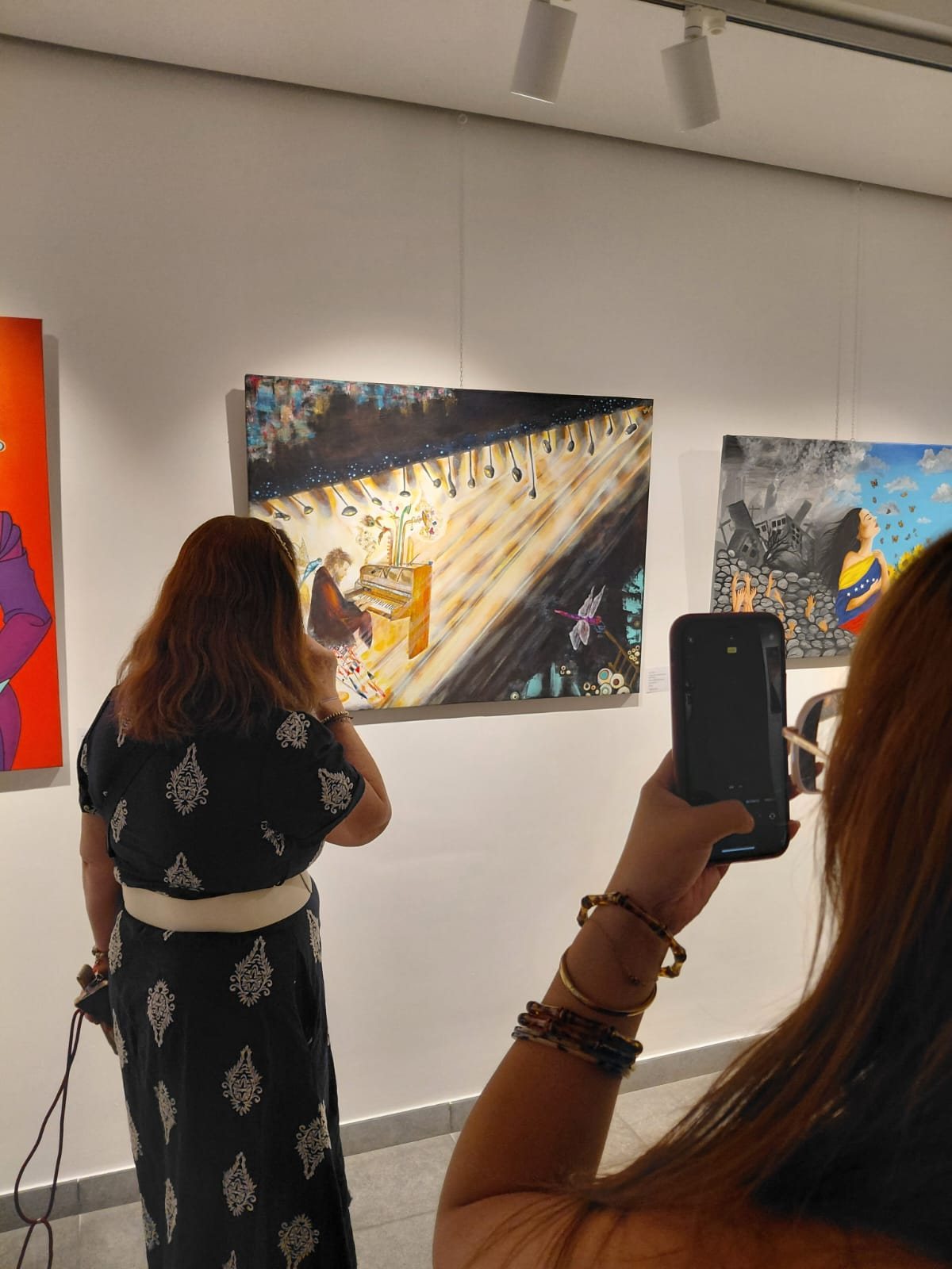 Isa Garcia's painting on view at Museo Venanzo Crocetti