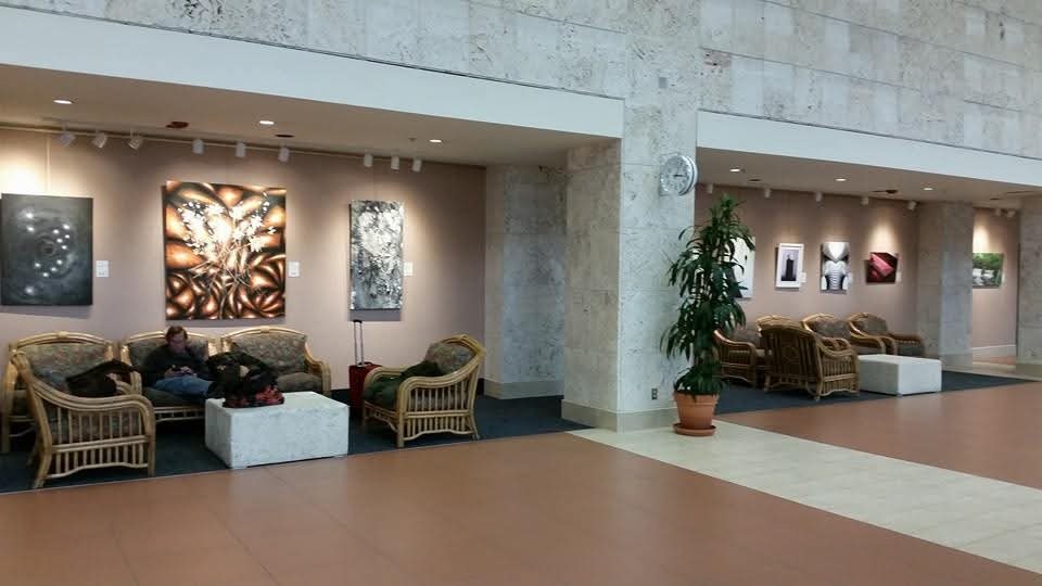 Gallery installation of Isa Garcia works